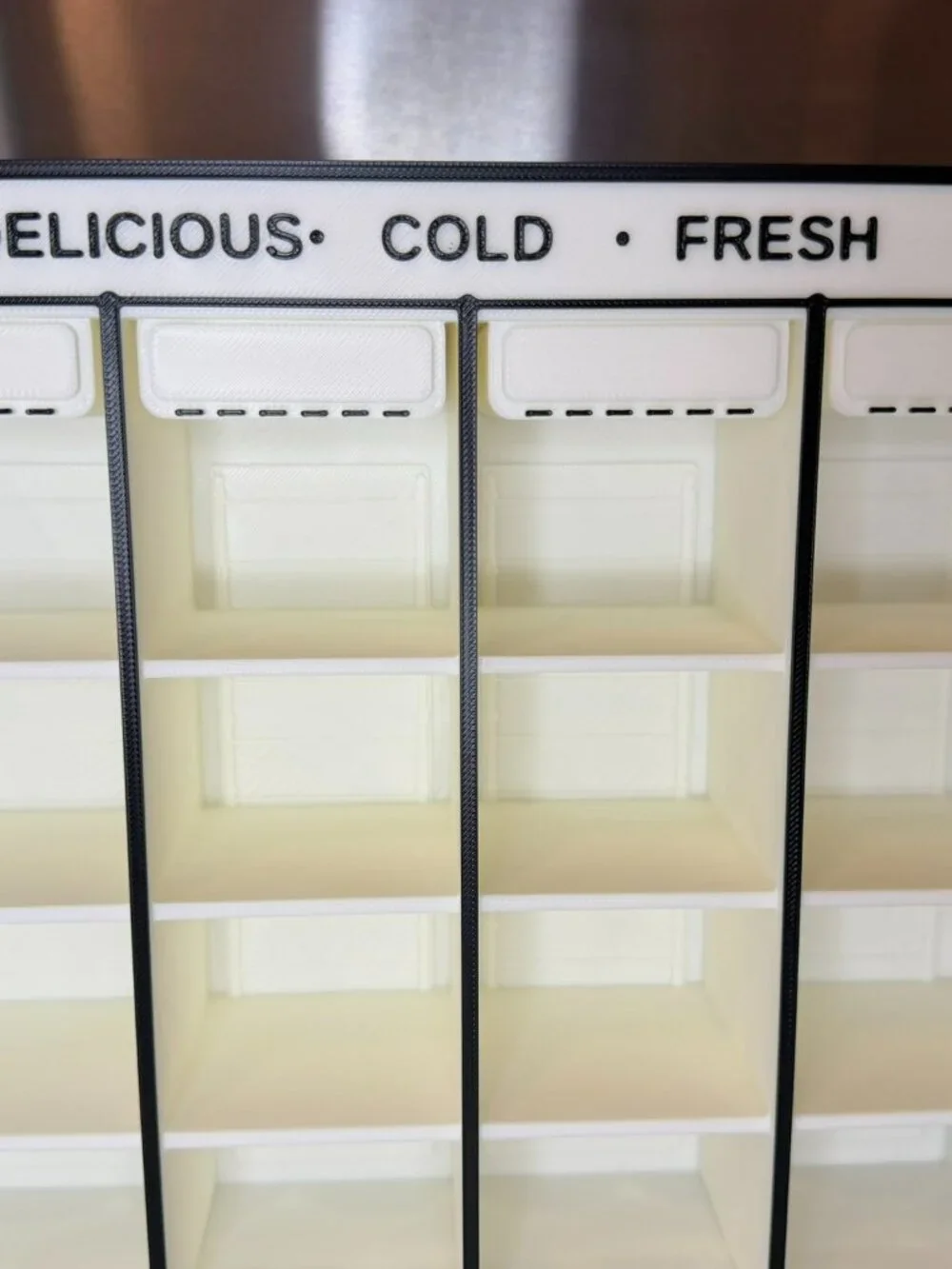 Mini Brands Fill the Fridge Compatible Shelf | 3D Printed Grocery Display Shelf